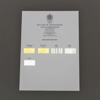 Gold Leaf Colour Chart