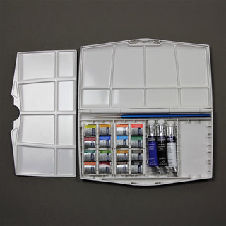 Winsor & Newton COTMAN Watercolour Half Pan & Tube Set