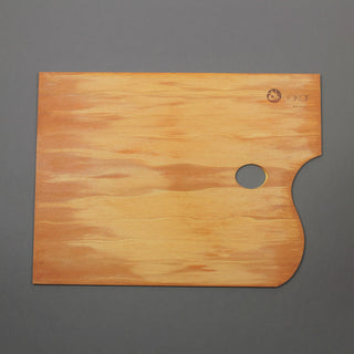 Rectangular Varnished Wooden Palette