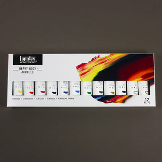 Liquitex PROFESSIONAL HEAVY BODY Acrylic 12 x 59ml Classic Set