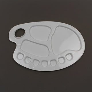 Kidney Shaped Plastic Palette