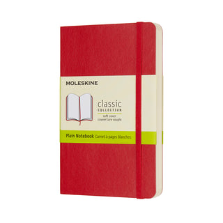 Moleskine Classic Soft Cover Notebook - SCARLET RED