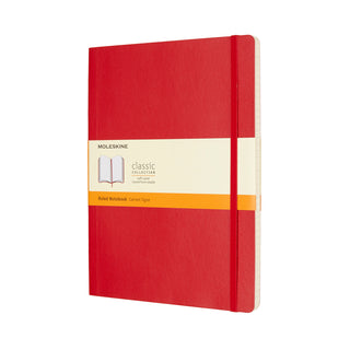 Moleskine Classic Soft Cover Notebook - SCARLET RED