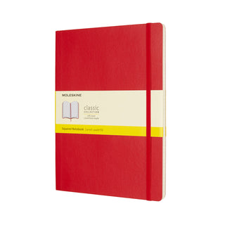 Moleskine Classic Soft Cover Notebook - SCARLET RED
