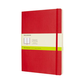 Moleskine Classic Soft Cover Notebook - SCARLET RED