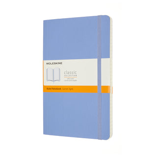 Moleskine Classic Soft Cover Notebook - HYDRANGEA BLUE