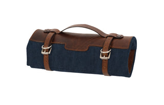 Risdon & Risdon Small Canvas & Leather Tool Roll