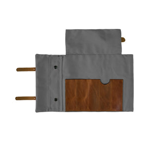 Risdon & Risdon Small Canvas & Leather Tool Roll