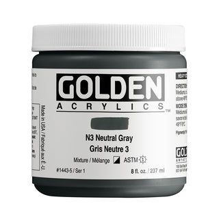 Golden HEAVY BODY Acrylic 473ml Jar