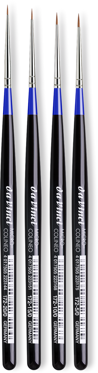 da Vinci MICRO-COLINEO Synthetic Sable Brush Set