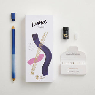 LUMOS BLUEBERRY Special Edition Pro Duo Tip Refillable Fineliner