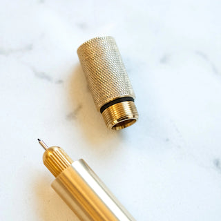 BRASS LUMOS MINI Refillable Fineliner - SPECIAL EDITION