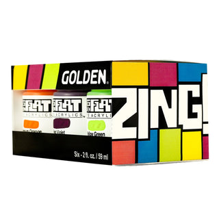 Golden SOFLAT Acrylic ZING Set