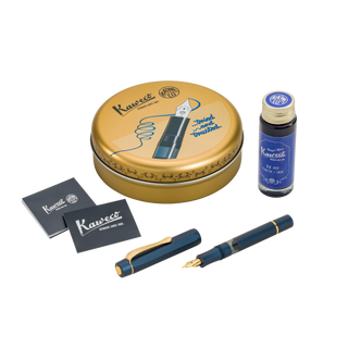 NAVY Kaweco PISTON AL-Sport Fountain Pen - Starter Set