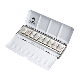 Schmincke HORADAM RETRO Watercolour "Technical Colours" 9 x Whole Pan Set