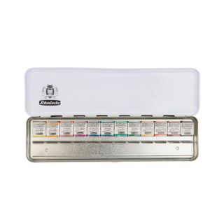 Schmincke HORADAM Watercolour 12 x Half Pan SLIMLINE EDITION Set