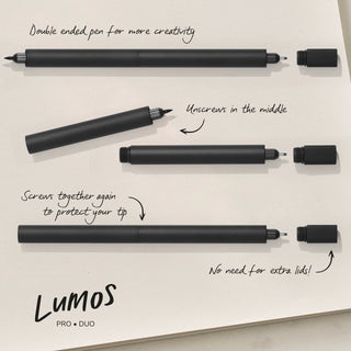 LUMOS CLEMENTINE Pro Duo Refillable Fineliner