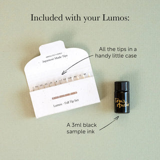 STAINLESS STEEL LUMOS PRO Duo Tip Refillable Fineliner - SPECIAL EDITION