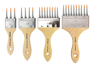 Da Vinci Series 11543 Synthetic Pencil Overgrainer Brushes