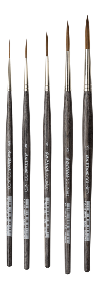 Da Vinci COLINEO Series 1222 Synthetic Sable Rigger Brushes