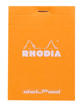 Load image into Gallery viewer, Rhodia Dot Grid Stapled Pad - ORANGE
