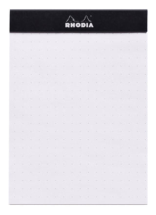 Rhodia Dot Grid Stapled Pad - BLACK