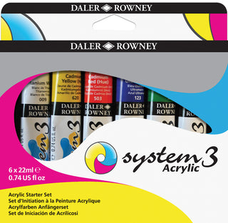 Daler Rowney System 3 Acrylic Starter Set