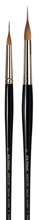Da Vinci MAESTRO Series 17 Kolinsky Sable Liner Round Brushes