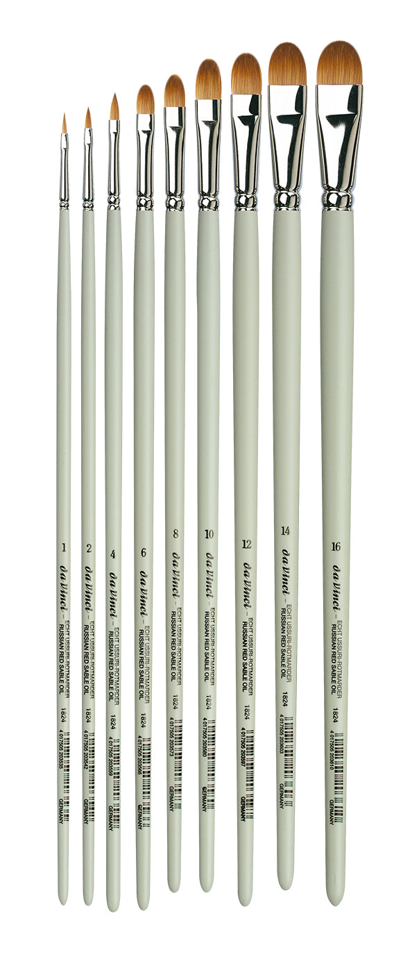Da Vinci Series 5580 cosmotop spin bruin - aquarel penselen set van 4 synthetisch, nr. 0/2, 0/3, 0/5, 0/10 Da Vinci Series 5580 cosmotop spin bruin - aquarel penselen set van 4 synthetisch, nr. 0/2, 0/3, 0/5, 0/10