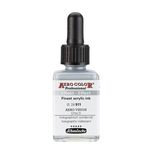 Schmincke : Aero Color Finest Acrylic Ink : 28ml : Aero Metallic Brill.Silver