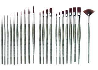 Da Vinci FORTE Series 365 Synthetic Filbert Brushes