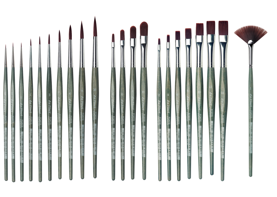 Da Vinci FORTE Series 364 Synthetic Flat Brushes