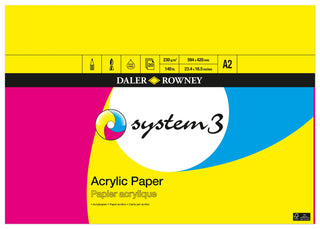 System 3 Acrylic Paper Pads