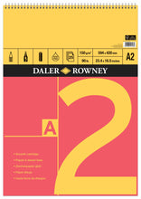 Load image into Gallery viewer, Daler Rowney Red &amp; Yellow Smooth Cartridge Spiral Pad
