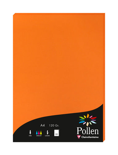 Yop & Tom - Bullet Dot Grid Journal Extra Thick Paper 160 GSM - Hardback A5 - Burnt Orance Butterfly, Orange