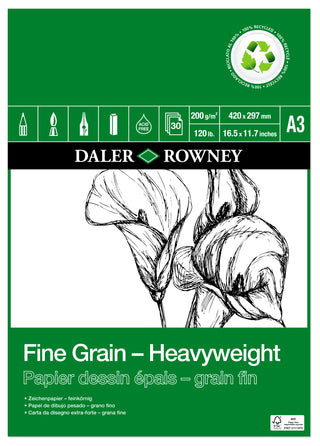Daler Rowney Fine Grain Eco Heavyweight Pad