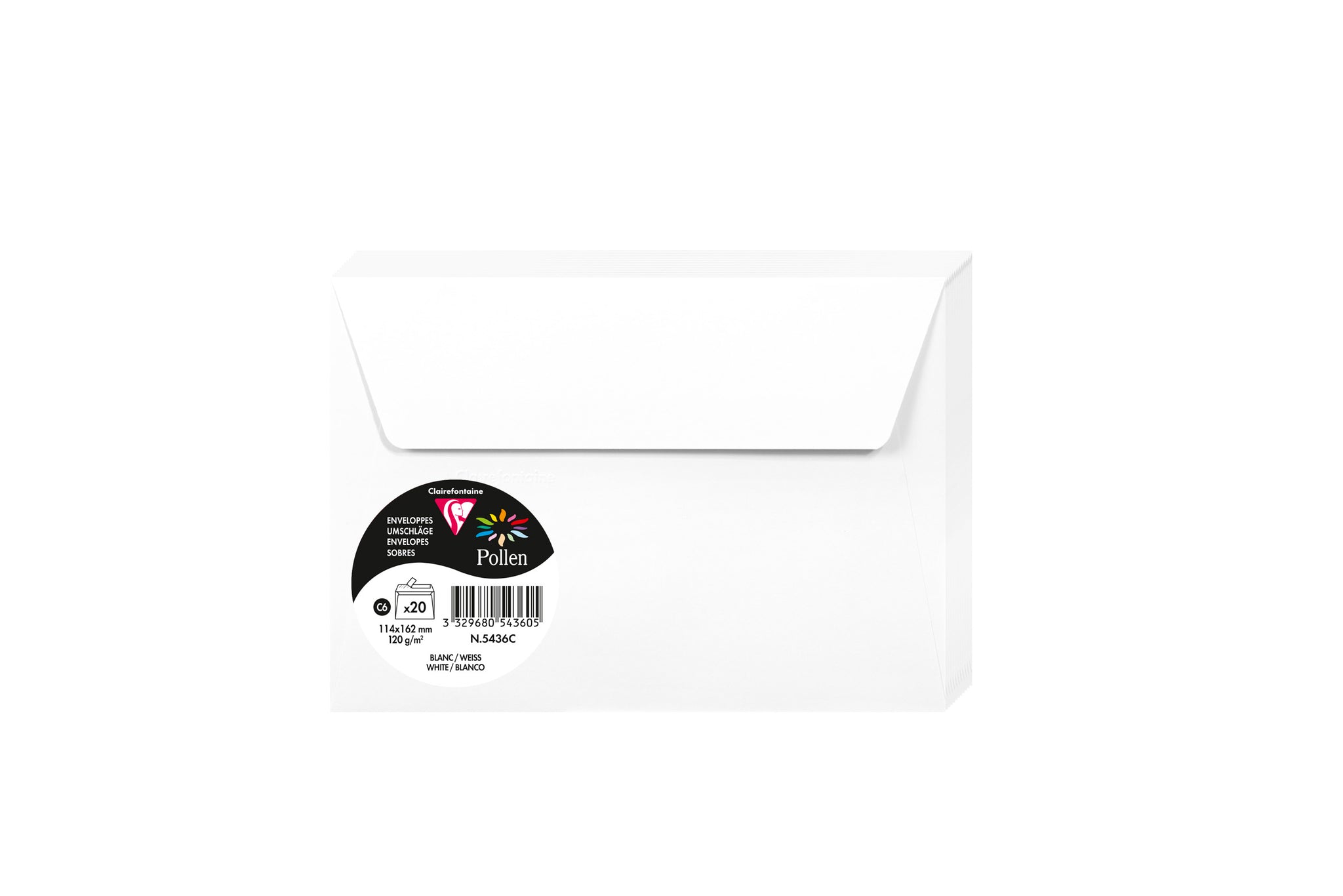 Enveloppe Blanc 114 x 162 mm (C6) | PaperCenter