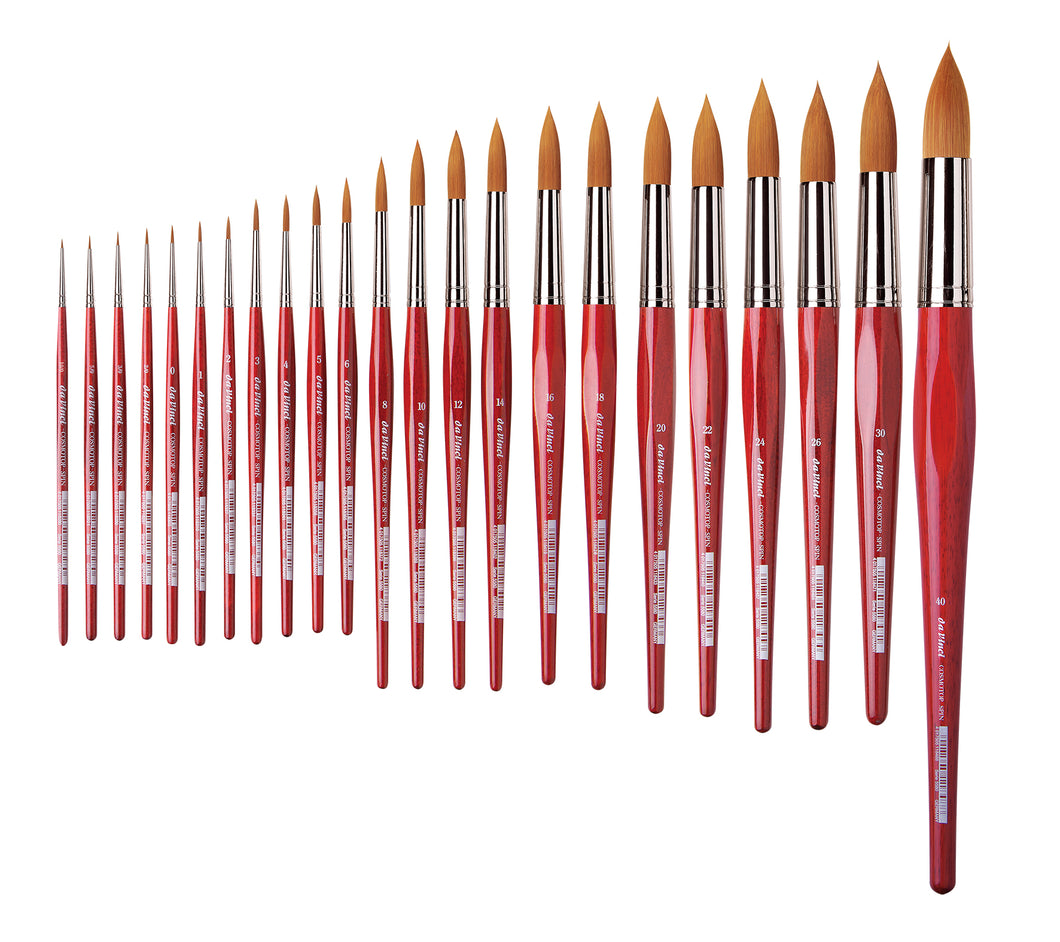 Da Vinci COSMOTOP-SPIN Series 5580 Synthetic Round Brushes