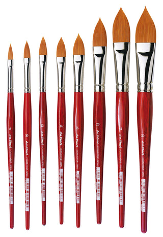 Da Vinci COSMOTOP-SPIN Series 5584 Synthetic Filbert Brushes