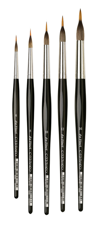 Da Vinci CASANEO Series 5599 Synthetic Liner Round Brushes