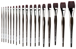 Da Vinci TOP-ACRYL Series 7185 Synthetic Flat Brushes