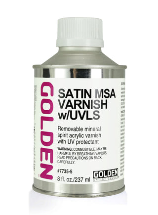 Golden SATIN MSA Varnish with UVLS