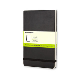 Moleskine Classic Hard Cover Reporter Notebook - BLACK