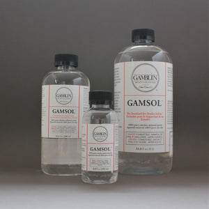 Gamblin Gamsol Odorless Mineral Spirits 16 Oz Bottle 