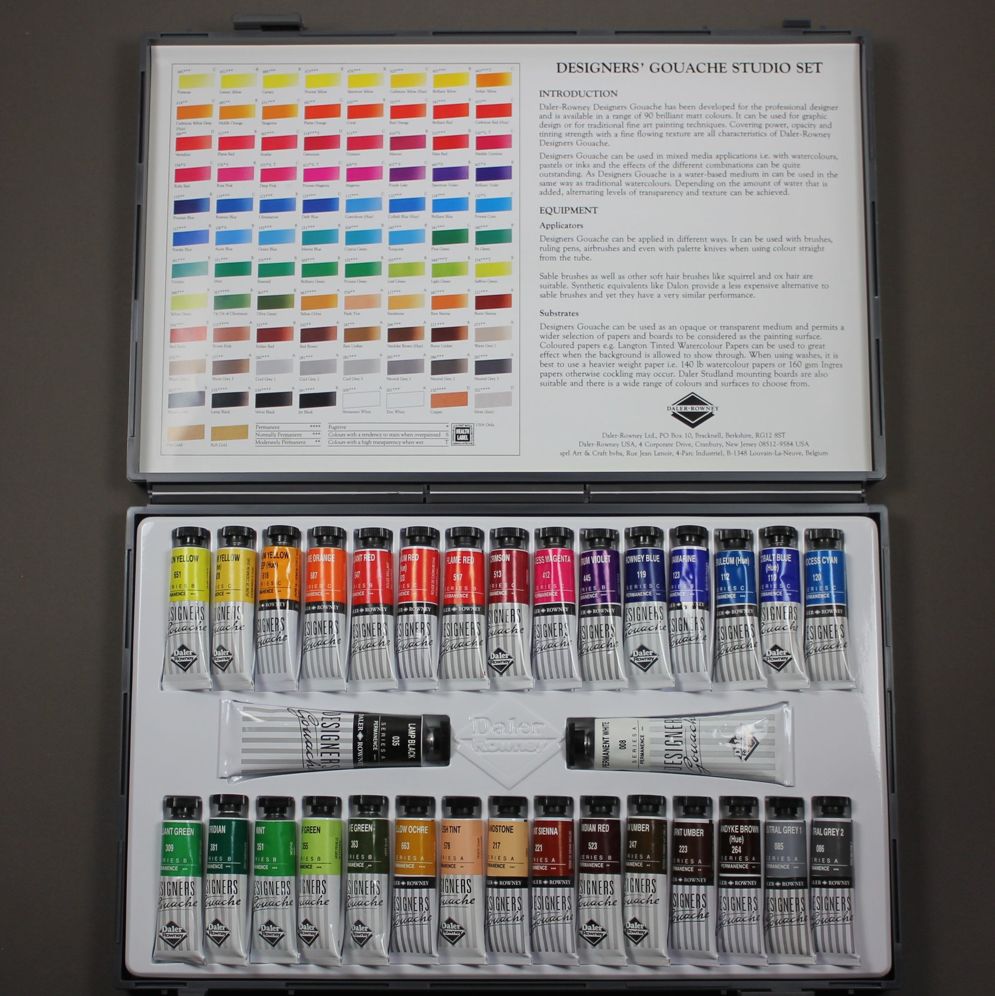 Daler Rowney PROFESSIONAL Designers Gouache Sets – Stuart R. Stevenson