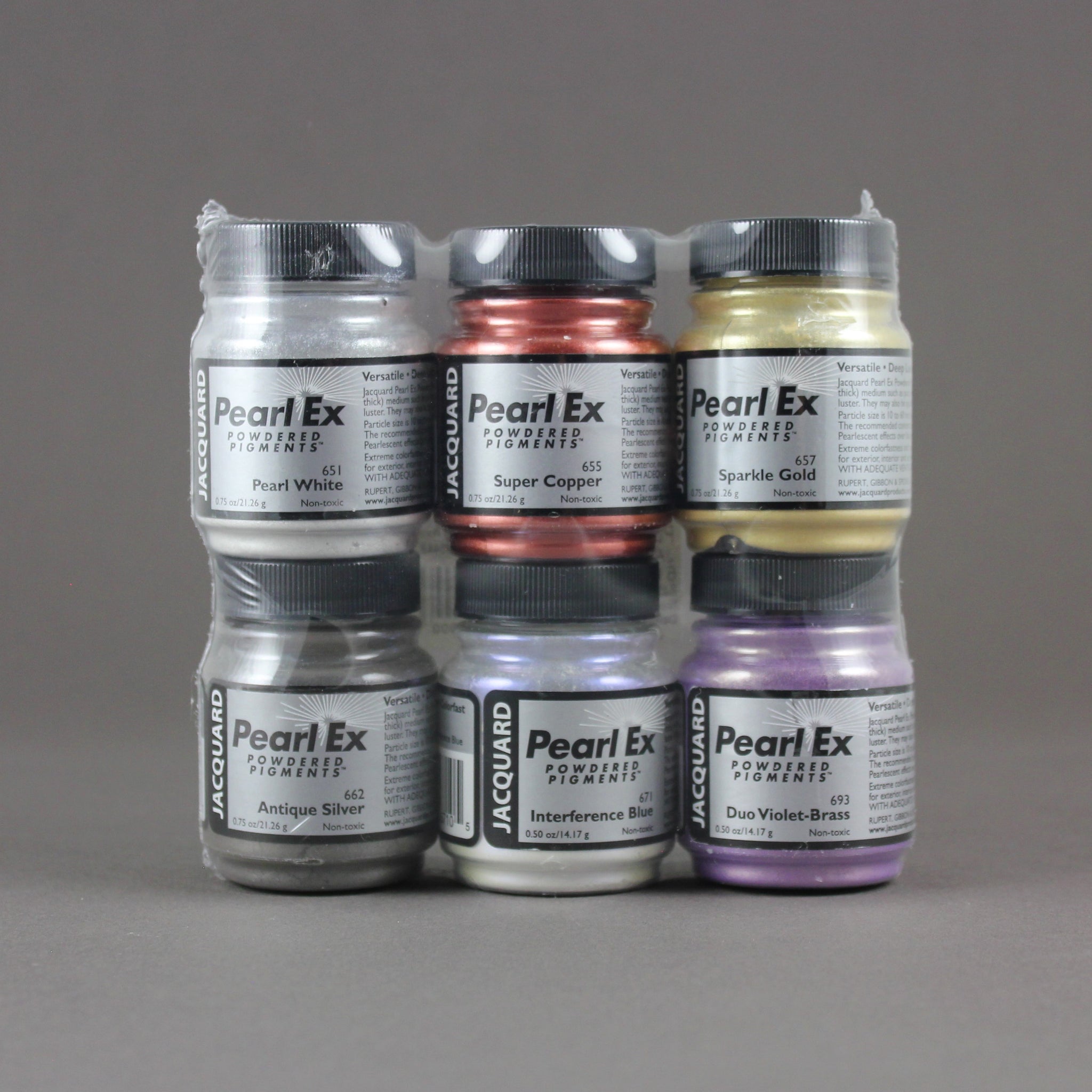 Jacquard Pearl Ex Powdered Pigment Sets set of 6