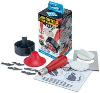Essdee 3-in-1 Lino Cutter & Stamp Carving Kit