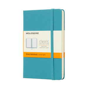 Moleskine Classic Hard Cover Notebook - REEF BLUE
