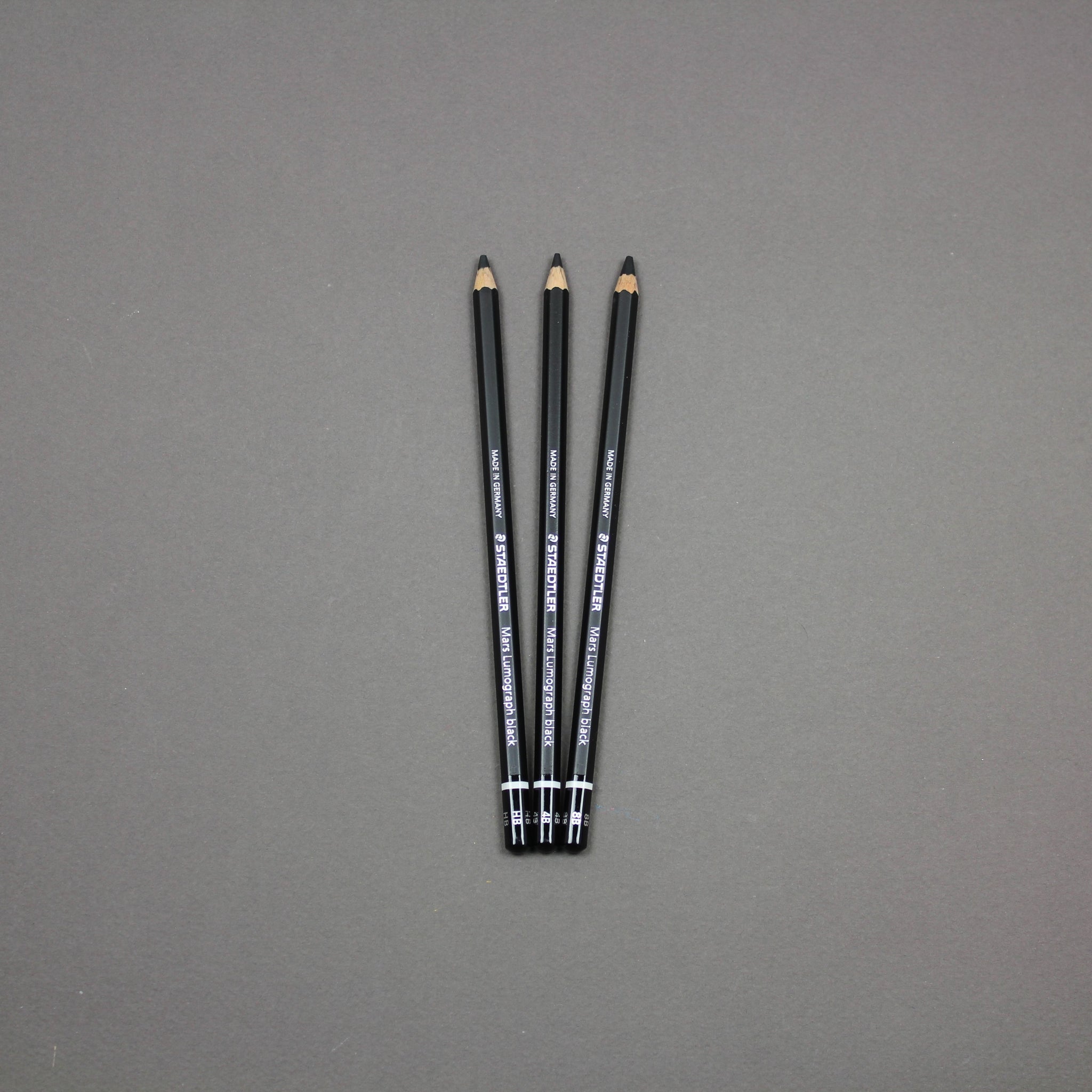 Staedtler Mars Lumograph Black Carbon Pencil 6 Set