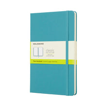Load image into Gallery viewer, Moleskine Classic Hard Cover Notebook - REEF BLUE
